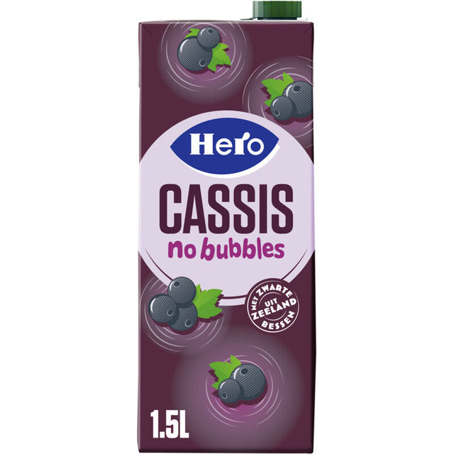 Hero Blackcurrant no bubbles Fruit drink 1.5l