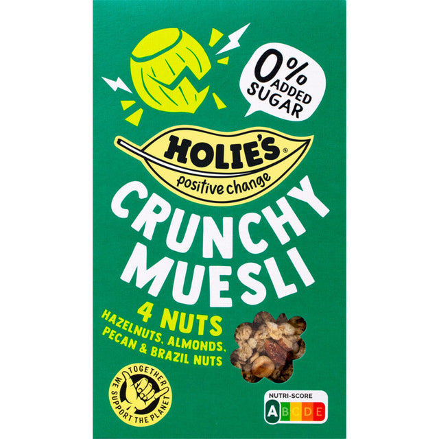 Holie's Crunchy muesli 4 nuts 400g