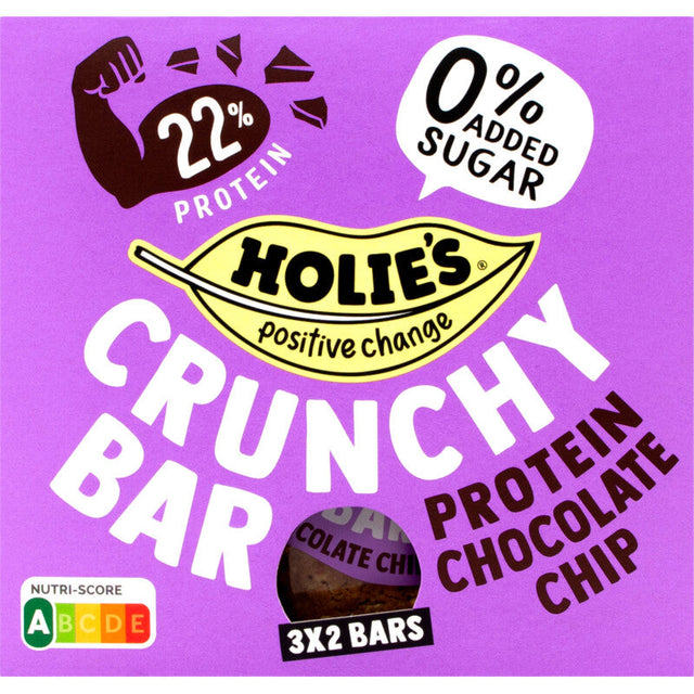 Holie's Crunchy bar protein chocolate chip 120g
