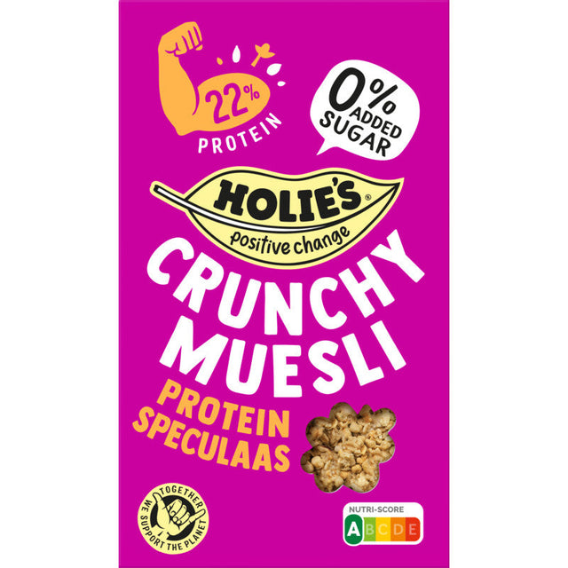 Holie's Crunchy muesli protein speculaas 400g