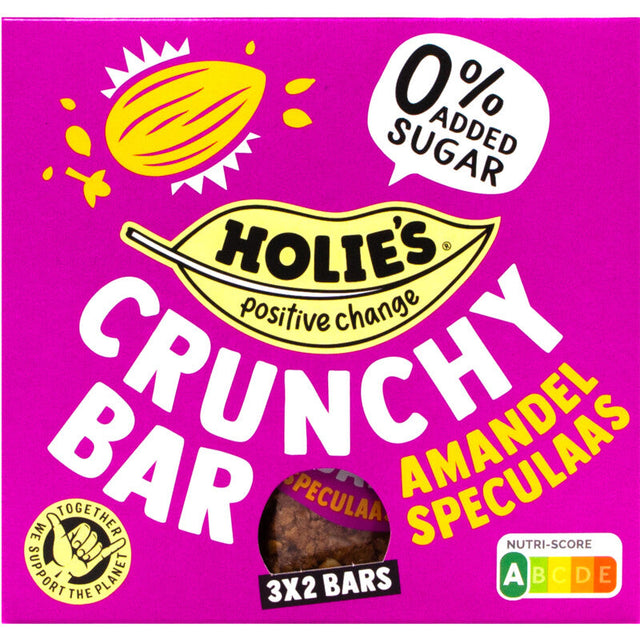 Holie's Crunchy bar Almond speculaas 120g