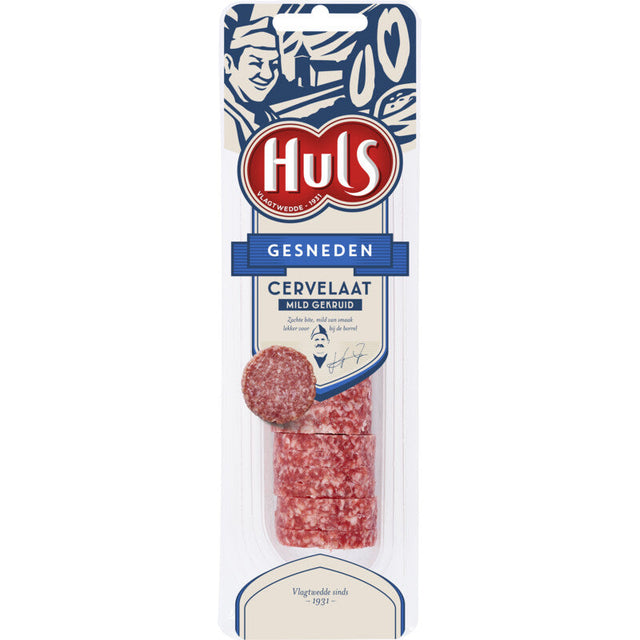 Huls Sliced cervelaat 175g