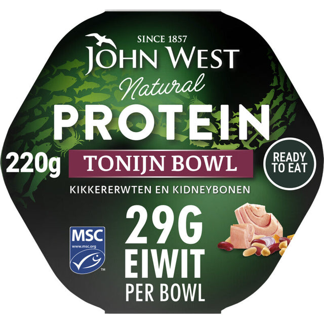 John West Protein Tuna bowl kidneybonen 220g