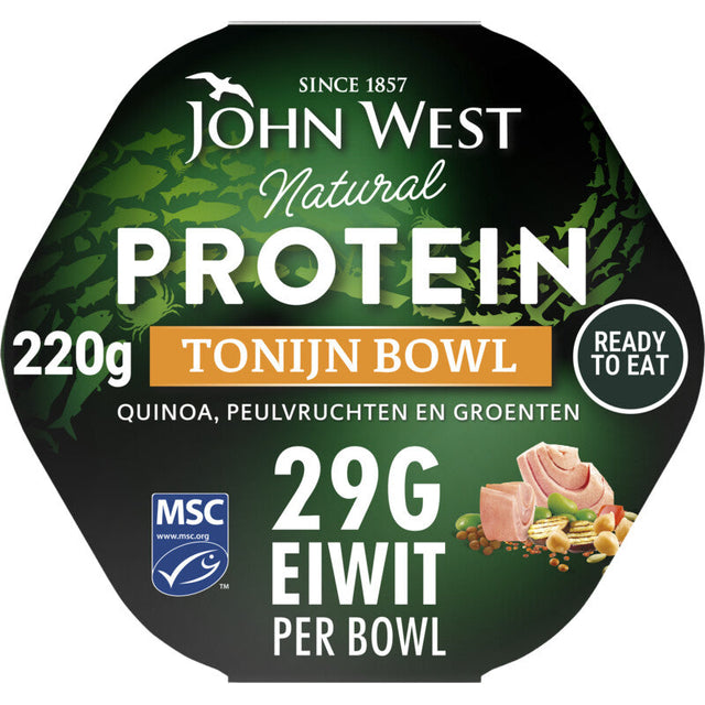 John West Protein Tuna bowl quinoa Pulses 220g