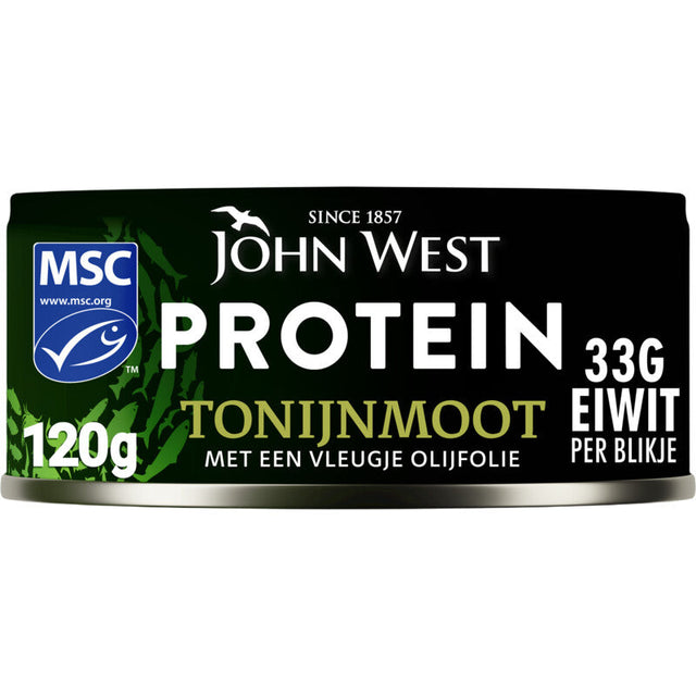 John West Protein Tuna Steak Olive Oil 120ml