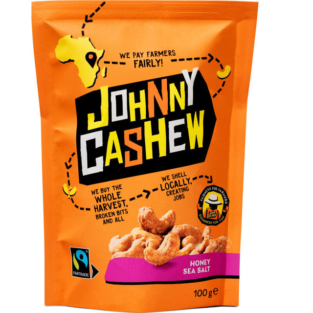 Johnny Cashew Honey Sea Salt 100g