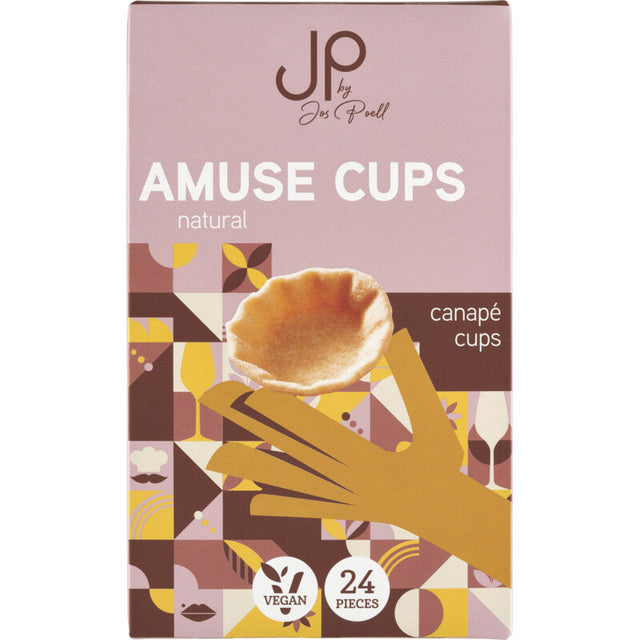 Jos Poell Plain Crispy Pastry Cups 72g