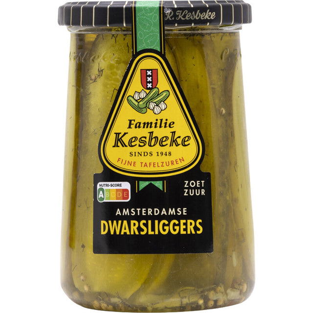 Kesbeke Amsterdamse dwarsliggers Sweet Sour 580g