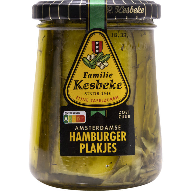 Kesbeke Hamburger Slices Sweet Sour 235g