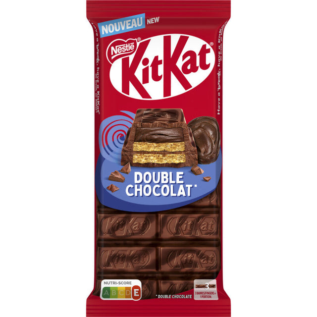 Kitkat Melkchocoladereep double chocolate 99g