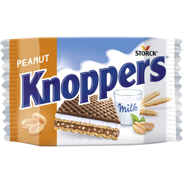 Knoppers Peanut wafel Biscuits 125g