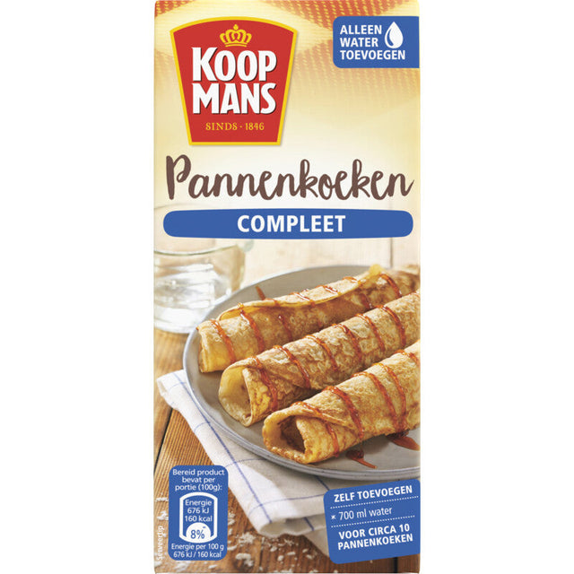 Koopmans Mix for pannenkoeken compleet 400g