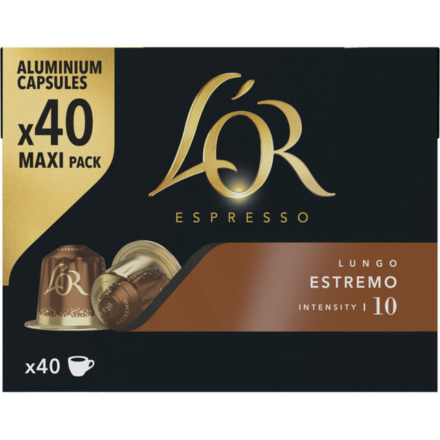 L'OR Lungo estremo capsules maxi pack 208g