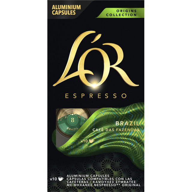 L'OR Espresso Brazil capsules 52g