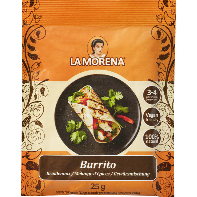La Morena Burrito Seasoning Mix 25g