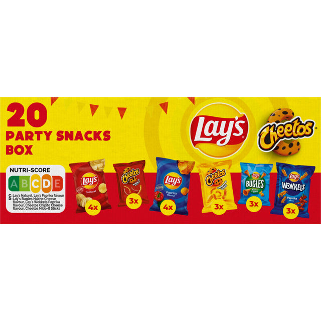 Lay's Partybox chips 20 Sharing Bags 492g