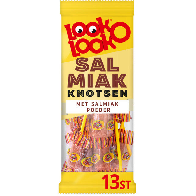 Look o Look Salmiakknotsen Liquorice 136g