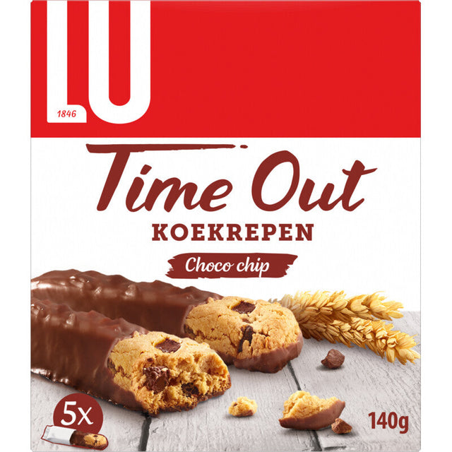 LU Time out Biscuit Bars choco chip 140g