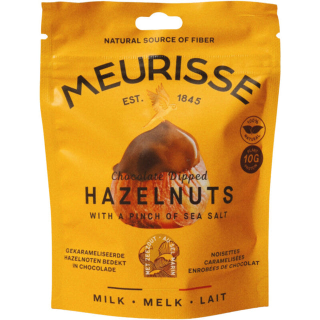 Meurisse Caramelised Hazelnuts Milk Toffee and fudge 100g