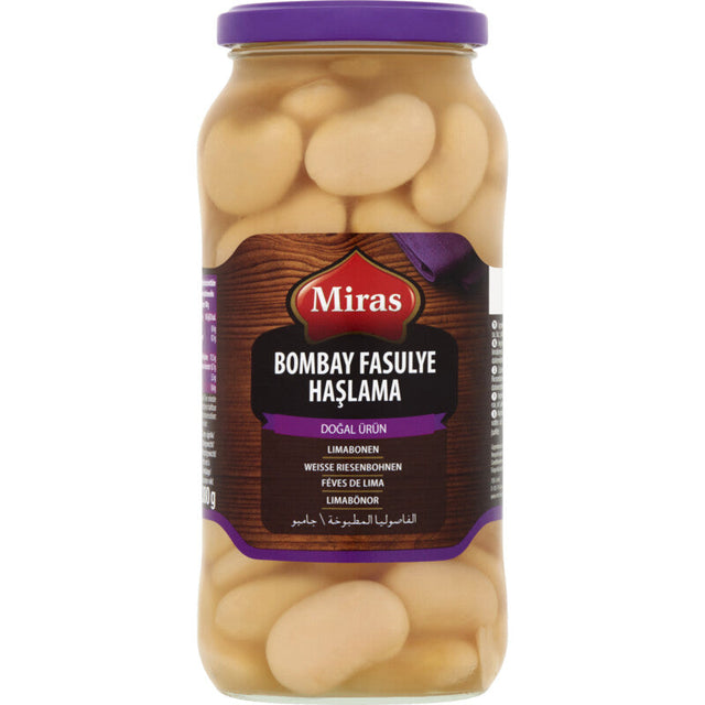 Miras Cooked wite Beans Jumbo 540g