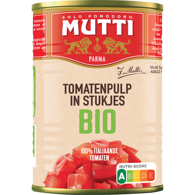 Mutti Tomato Pulp in Pieces bio Tomatoes 400g