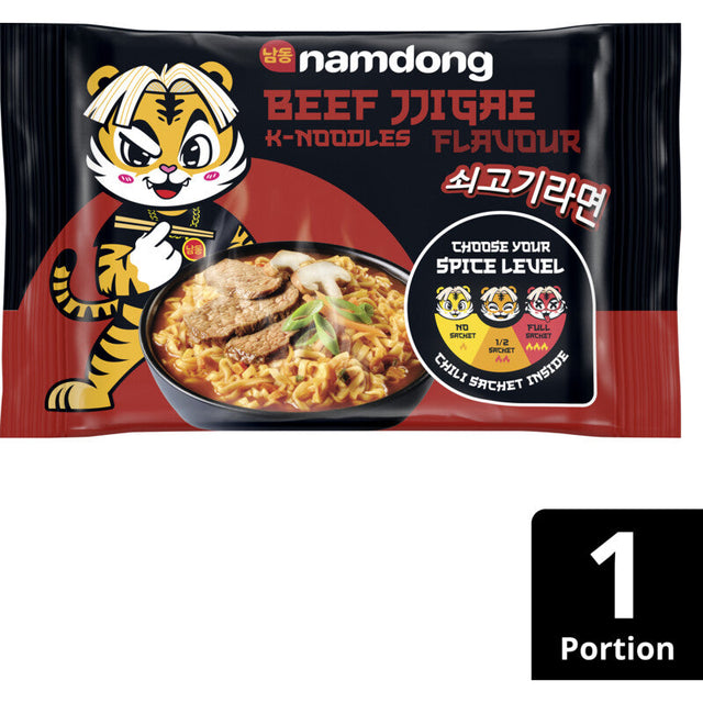 Namdong Beef jjigae k-noodles flavour 120g