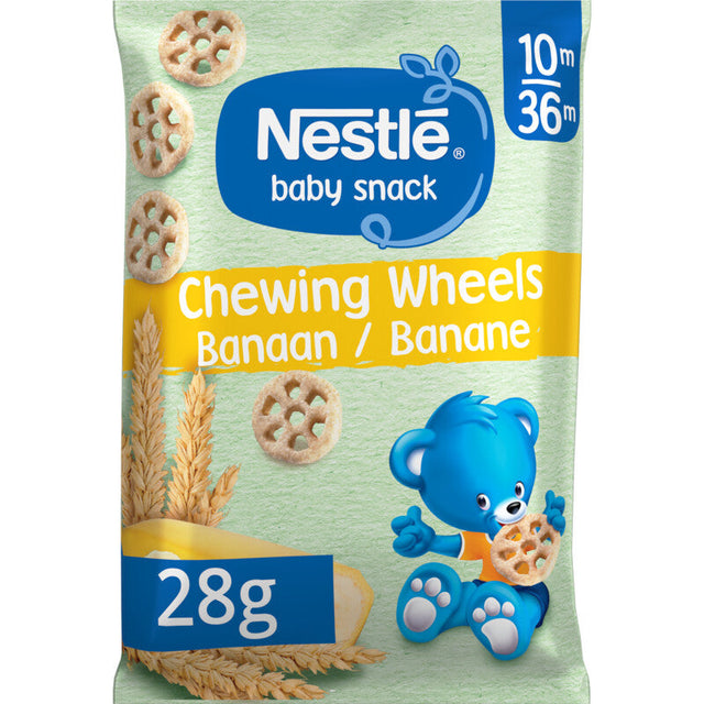 Nestlé Baby snack chewing wheels Banana 10m+ 28g