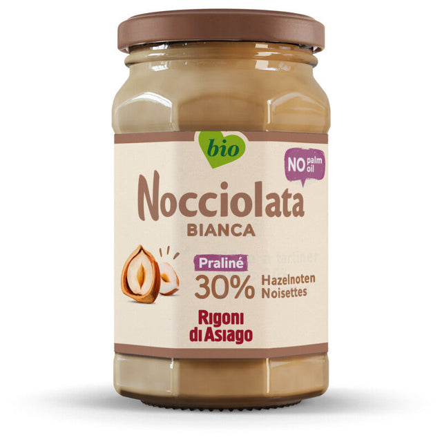 Nocciolata Bianca Hazelnut Spread without Palm Oil 325ml