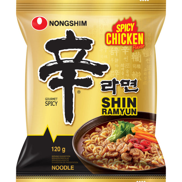 Nongshim Shin ramyun spicy chicken noodles 120g