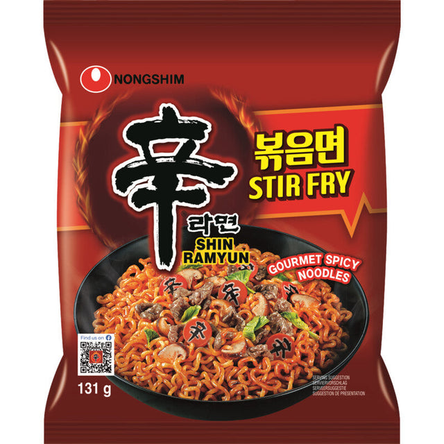 Nongshim Shin red stir fry Noodles 131g