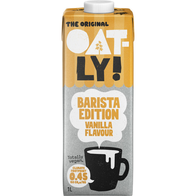 Oatly Barista Vanilla Plant-based drink 1l