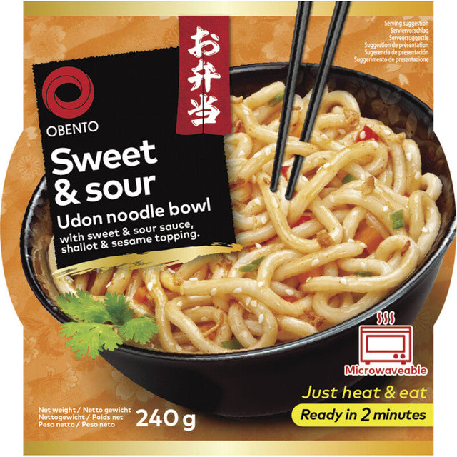 Obento Sweet & sour udon noodle bowl 240g