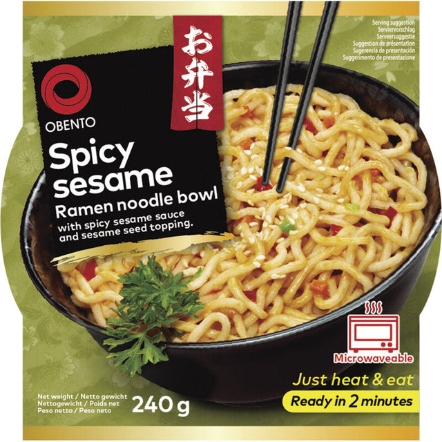 Obento Spicy sesame ramen noodle bowl 240g