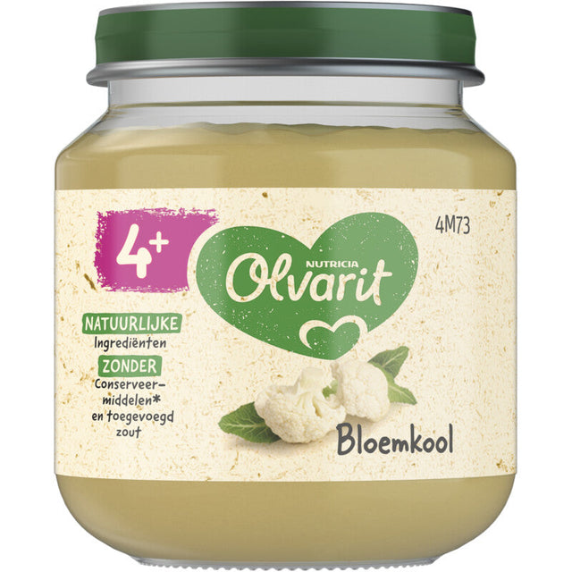 Olvarit Cauliflower 4m+ Baby food 125g