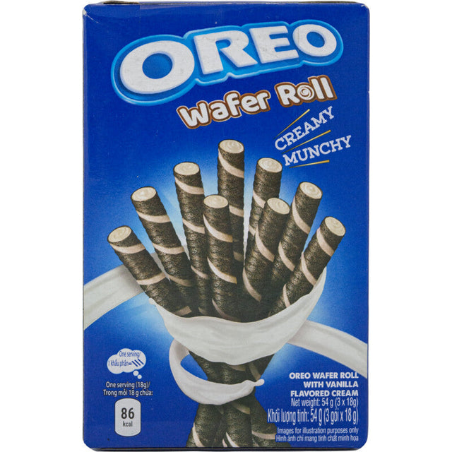 Oreo Vanilla wafer rolls Biscuits 54g