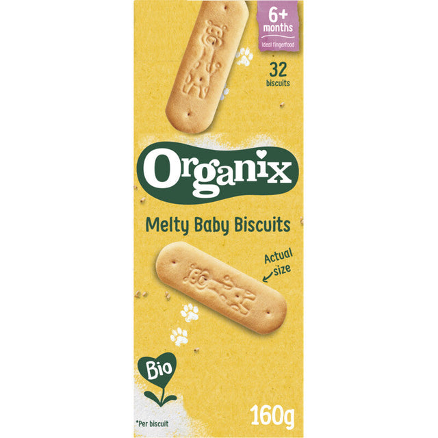 Organix Melty baby biscuits 160g