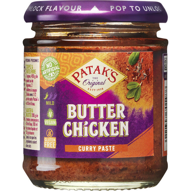 Patak's Butter chicken kruidenpasta Seasoning mix 165g
