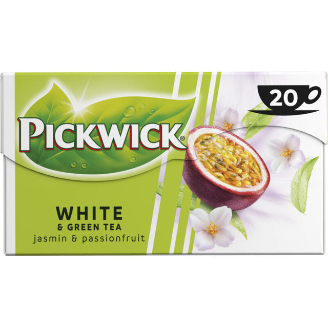 Pickwick Jasmin passionfruit White & Green Tea 20-pack 30g