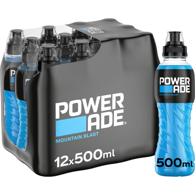 Powerade Mountain blast Energy drink 12 × 500ml