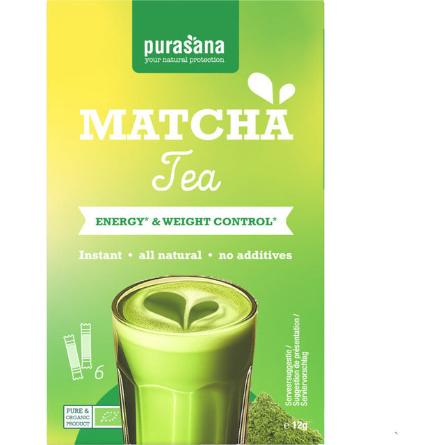 Purasana Matcha tea Instant Coffee 12g