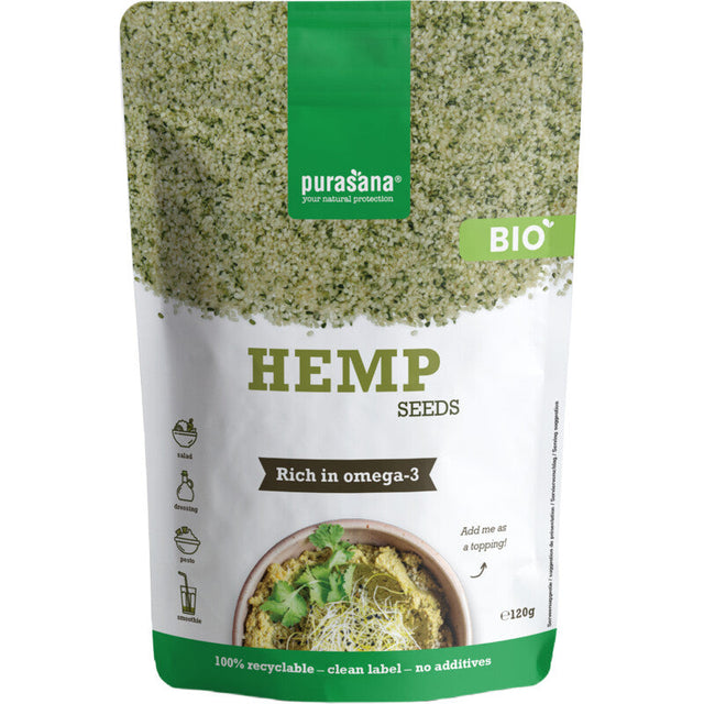 Purasana Hemp Seeds 120g