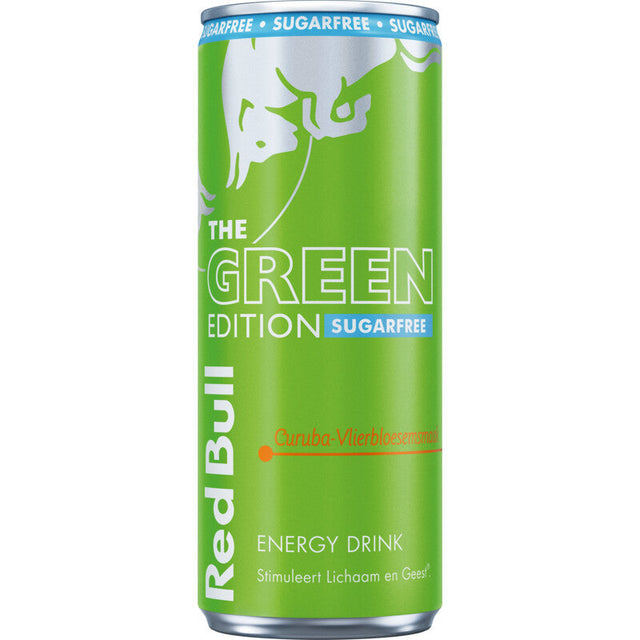 Red Bull Green edition sugarfree curuba Energy drink 250ml