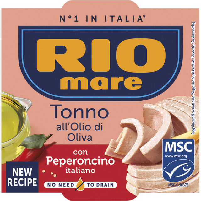 Rio Mare Tuna in Olive Oil Red Pepper 120ml