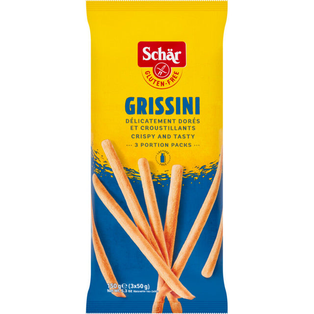 Schär Grissini (Breadsticks) Gluten-Free Crackers and savoury biscuits 150g