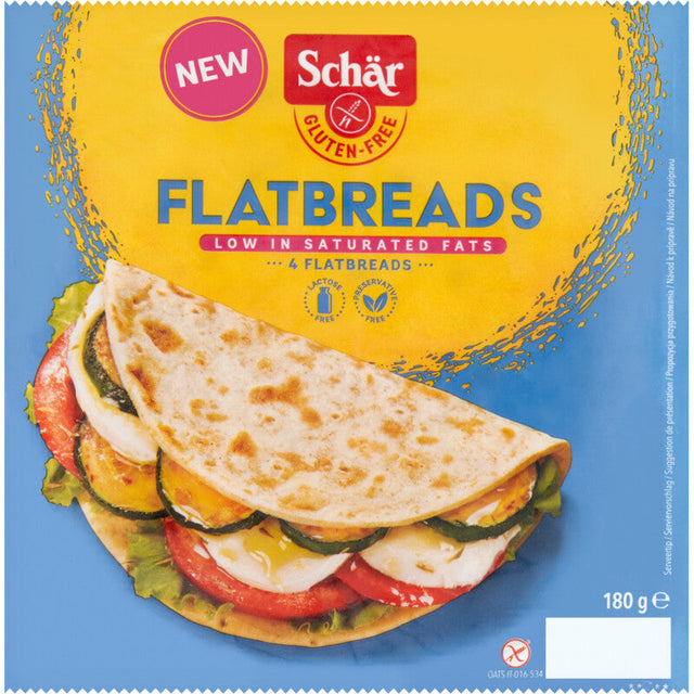 Schär Flatbreads Gluten-Free 180g