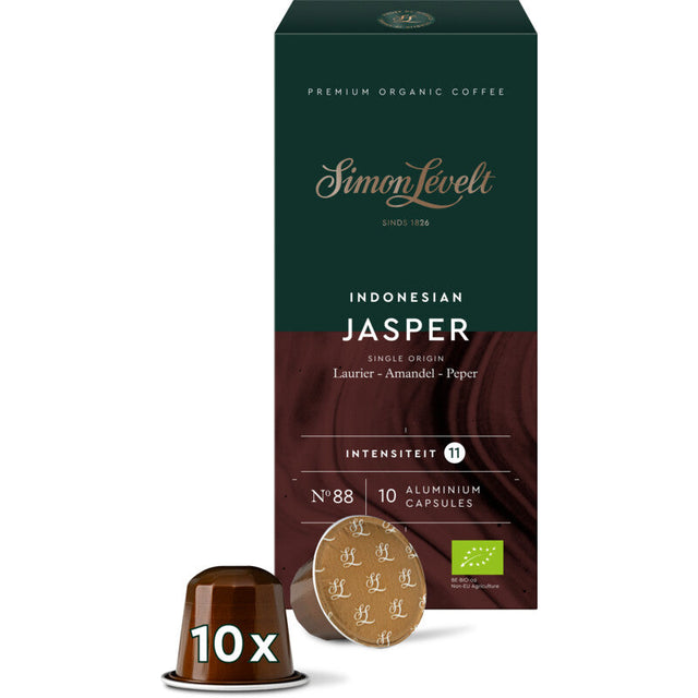 Simon Lévelt Indonesian Jasper 10-capsules Ground coffee 57g