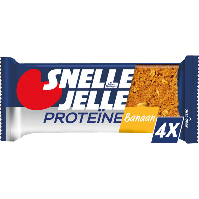 Snelle Jelle Proteïne Banana 4-pack Biscuits 200g