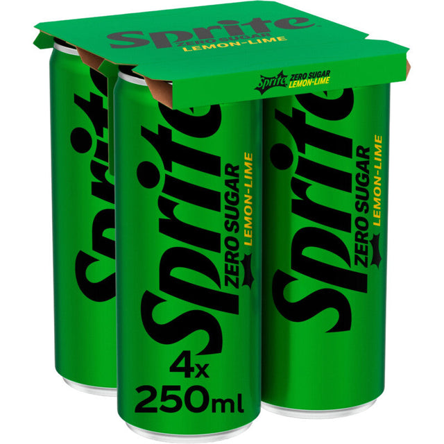 Sprite Zero sugar lemon-lime Soft drink 4 × 250ml