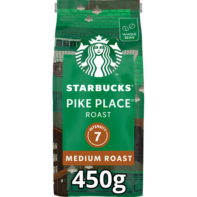 Starbucks Pike place medium roast Coffee Beans 450g