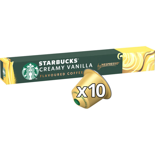 Starbucks Nespresso creamy vanilla capsules 51g